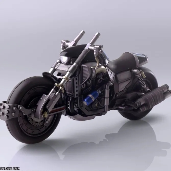 Final Fantasy VII - Cloud Strife & Fahrzeug Hardy-Daytona Actionfigur / Bring Arts: Square-Enix