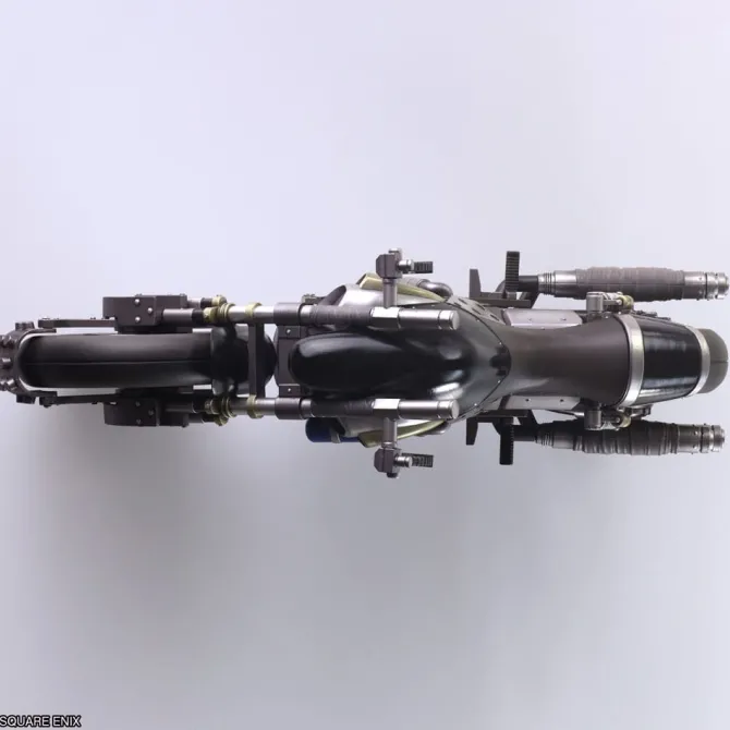 Final Fantasy VII - Cloud Strife & Fahrzeug Hardy-Daytona Actionfigur / Bring Arts: Square-Enix