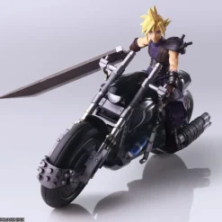 Final Fantasy VII - Cloud Strife & Fahrzeug Hardy-Daytona Actionfigur / Bring Arts: Square-Enix