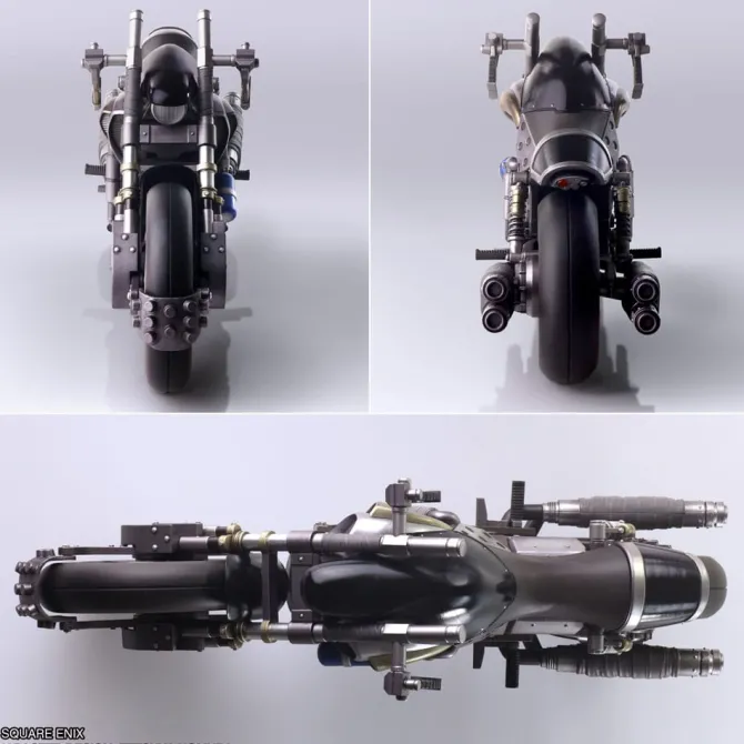 Final Fantasy VII - Cloud Strife & Fahrzeug Hardy-Daytona Actionfigur / Bring Arts: Square-Enix