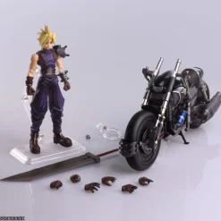 Final Fantasy VII - Cloud Strife & Fahrzeug Hardy-Daytona Actionfigur / Bring Arts: Square-Enix