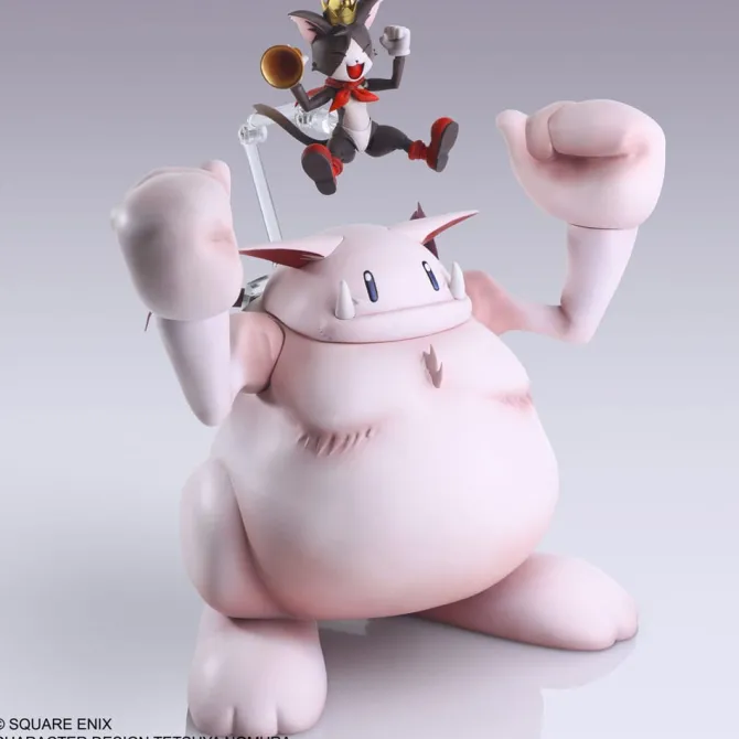 Final Fantasy VII - Set Cait Sith & Fat Moogle Actionfigur / Bring Arts: Square-Enix