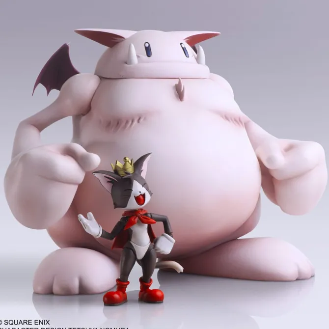 Final Fantasy VII - Set Cait Sith & Fat Moogle Actionfigur / Bring Arts: Square-Enix
