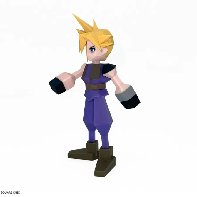 Final Fantasy VII Rebirth - Cloud Strife Statue / Polygon Vinyl: Square-Enix