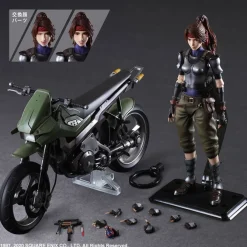 Final Fantasy VII Remake - Jessie & Bike Actionfigur & Fahrzeug/ Play Arts Kai: Square Enix