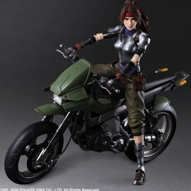 Final Fantasy VII Remake - Jessie & Bike Actionfigur & Fahrzeug/ Play Arts Kai: Square Enix