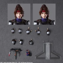 Final Fantasy VII Remake - Jessie & Bike Actionfigur & Fahrzeug/ Play Arts Kai: Square Enix