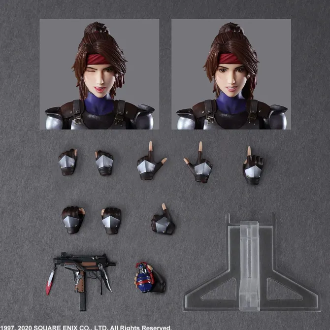 Final Fantasy VII Remake - Jessie & Bike Actionfigur & Fahrzeug/ Play Arts Kai: Square Enix