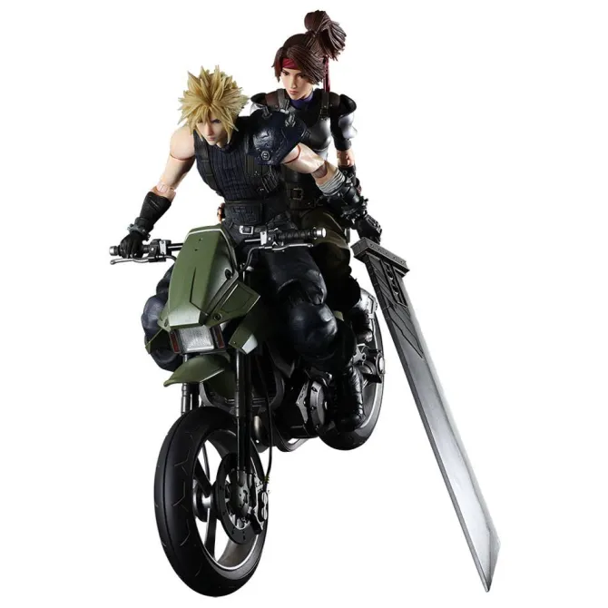 Final Fantasy VII Remake - Jessie, Cloud & Bike Actionfiguren & Fahrzeug / Play Arts Kai: Square Eni