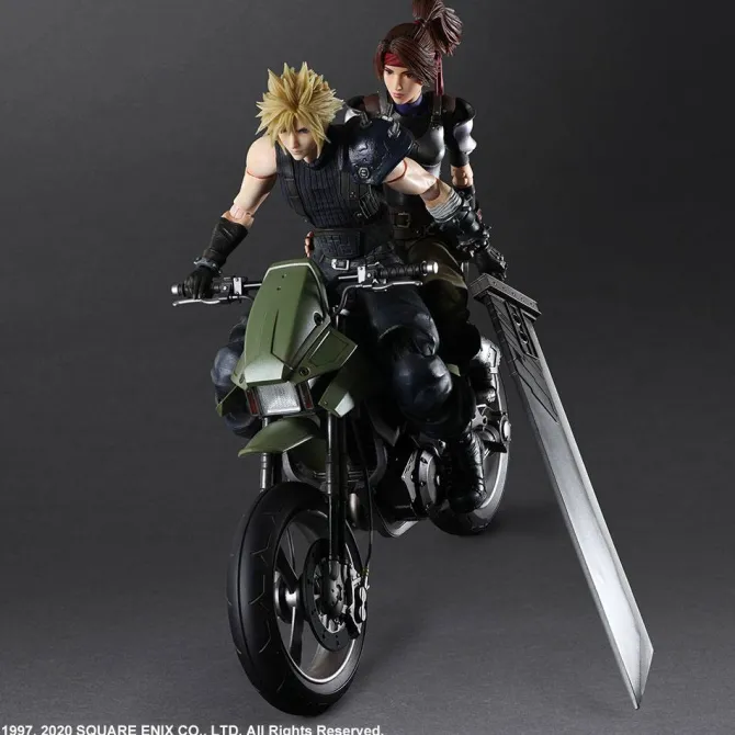 Final Fantasy VII Remake - Jessie, Cloud & Bike Actionfiguren & Fahrzeug / Play Arts Kai: Square Eni