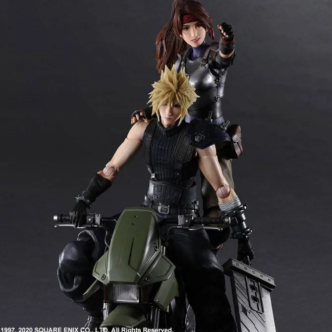 Final Fantasy VII Remake - Jessie, Cloud & Bike Actionfiguren & Fahrzeug / Play Arts Kai: Square Eni