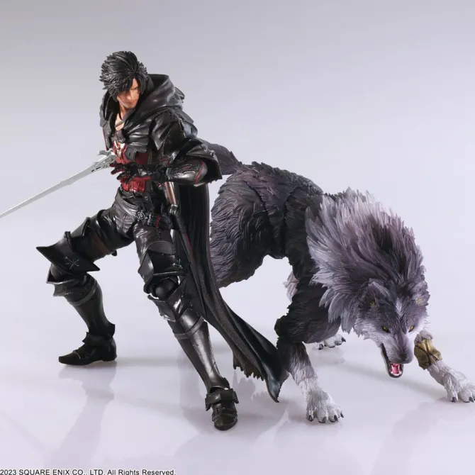 Final Fantasy XVI Bring Arts - Set Clive Rosfield & Torgal Actionfigur: Square-Enix