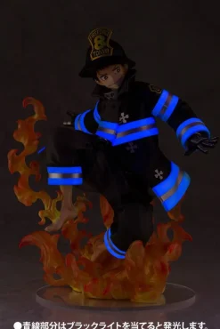 Fire Force - Shinra Kusakabe Statue / ARTFXJ - Glows in the Dark Bonus Edition: Kotobukiya