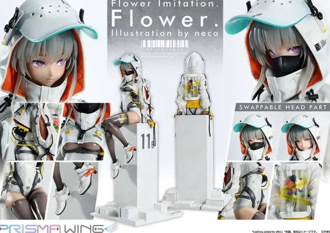 Flower Imitation Prisma Wing - Flower Statue / Illustration by Neco: Prime 1 Studio