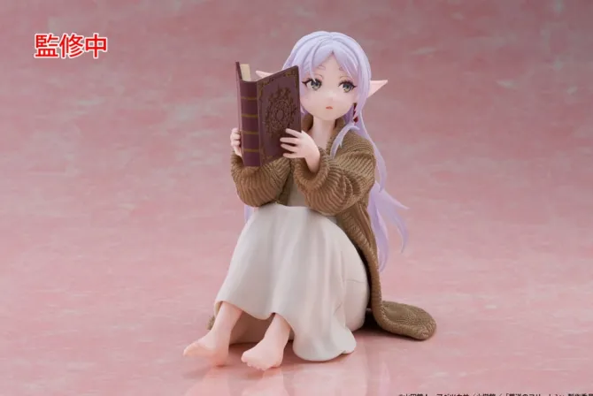 Frieren: Beyond Journey's End - Frieren Statue / Desktop Cute Figure Roomwear Ver.: Taito Prize