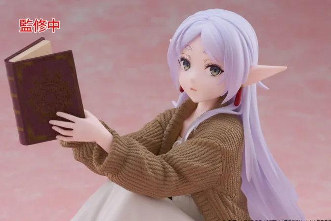 Frieren: Beyond Journey's End - Frieren Statue / Desktop Cute Figure Roomwear Ver.: Taito Prize