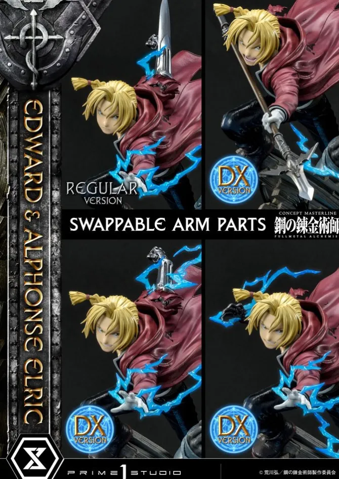 Fullmetal Alchemist - Edward & Alphonse Elric Statue / Deluxe Version: Prime 1 Studio