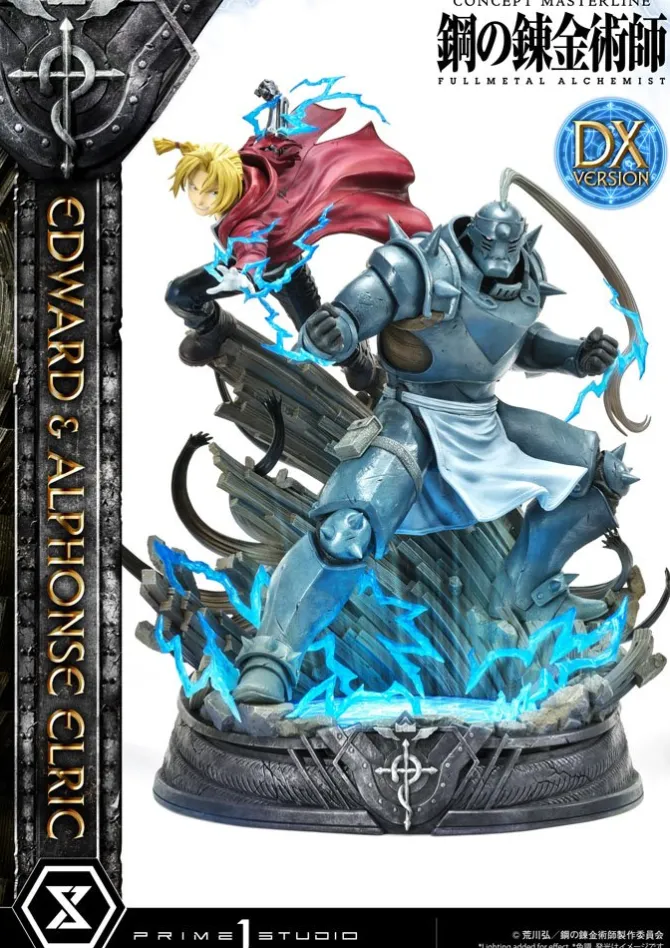 Fullmetal Alchemist - Edward & Alphonse Elric Statue / Deluxe Version: Prime 1 Studio