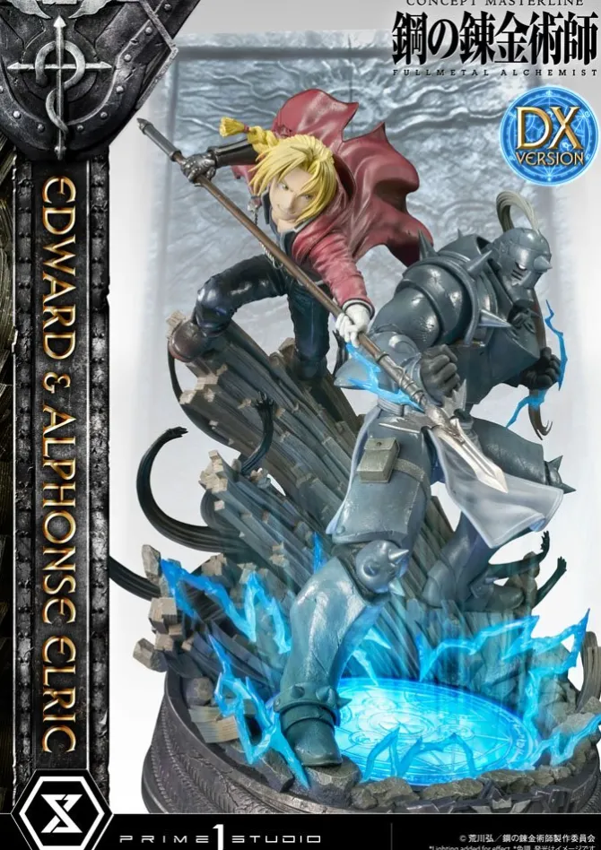 Fullmetal Alchemist - Edward & Alphonse Elric Statue / Deluxe Version: Prime 1 Studio