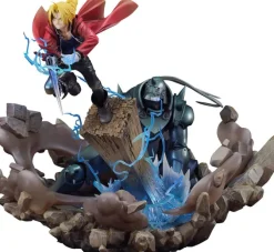 Fullmetal Alchemist: Brotherhood - Edward & Alphonse Elric Statue: Good Sm