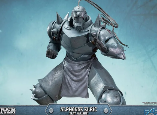 Fullmetal Alchemist Brotherhood - Alphonse Elric Statue / Gray Version: First 4 Figures