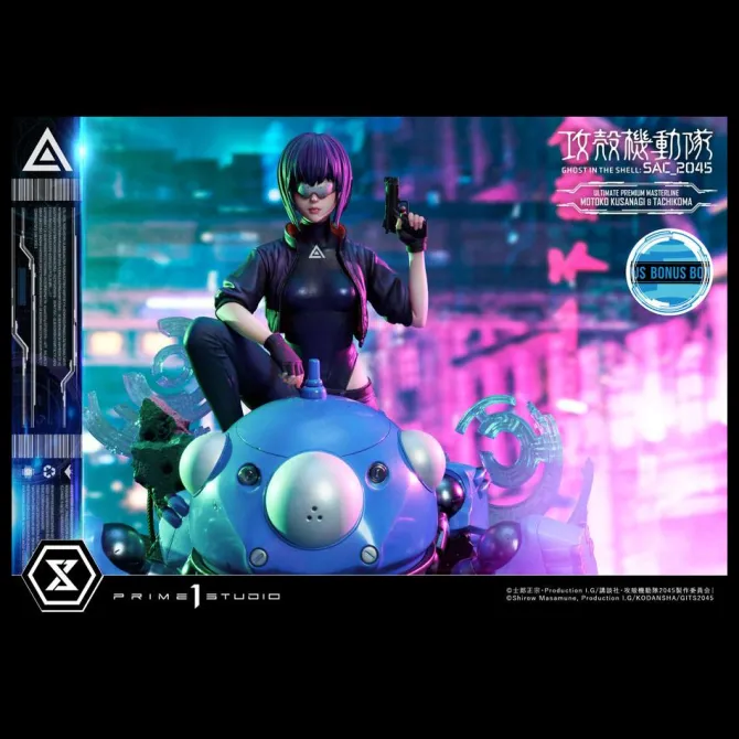 Ghost in the Shell: SAC_2045 - Motoko Kusanagi and Tachikoma Statue / Bonus Version: Prime 1 Studio