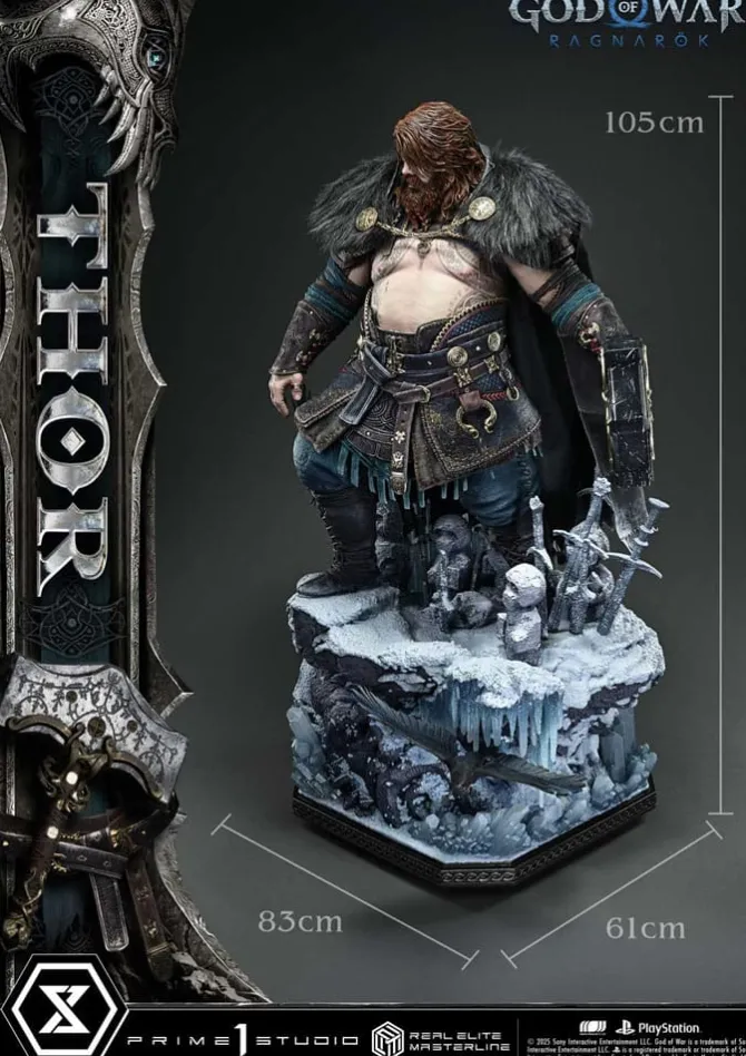 God of War: Ragnarök - Thor Statue / Real Elite Masterline Series: Prime 1 Studio