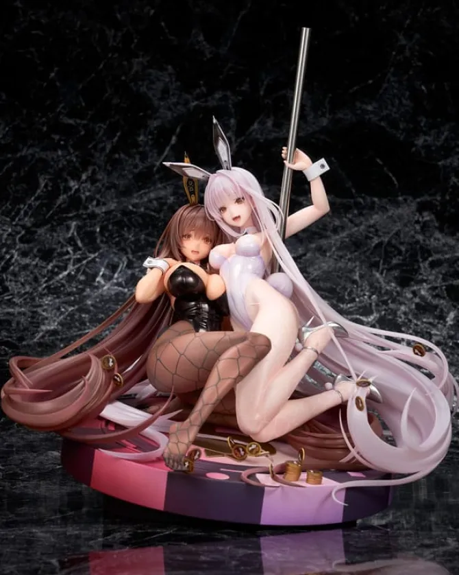 Goddess of Victory: Nikke - Noir & Blanc Statue / Bunny X 777Version: Alter