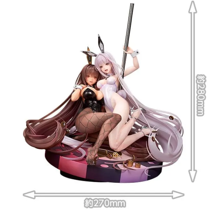Goddess of Victory: Nikke - Noir & Blanc Statue / Bunny X 777Version: Alter