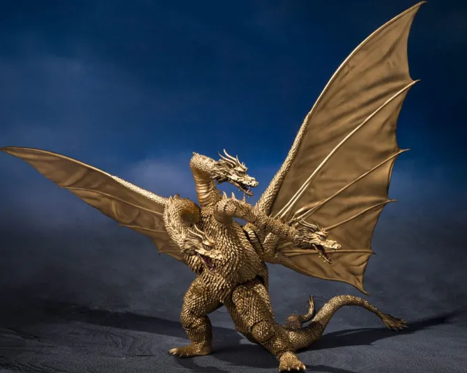 Godzilla - King Ghidora (1972) Actionfigur / S.H. Monster Arts: Tamashii Nation