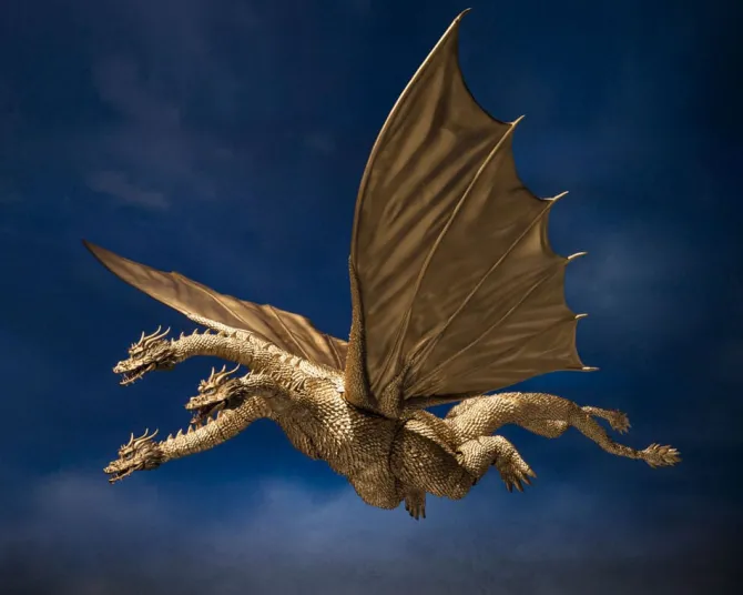 Godzilla - King Ghidora (1972) Actionfigur / S.H. Monster Arts: Tamashii Nation