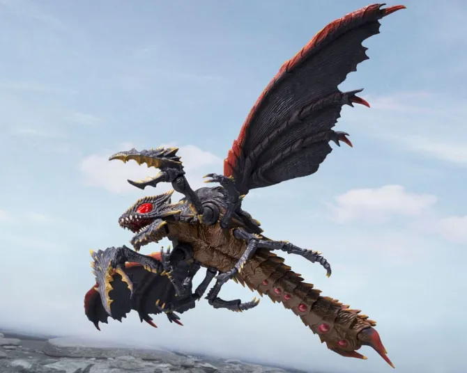 Godzilla - Megaguirus Actionfigur / S.H. Monster Evolution Set: Tamashii Nation