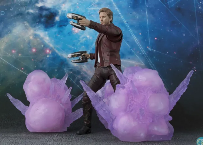 Guardians of the Galaxy Vol. 2 - Star-Lord & Explosion Actionfigur - S.H.Figuarts: Bandai
