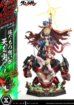 Gurren Lagann Ultimate - Kamina, Simon & Yoko with Lagann Statue / Premium Masterline Series: Prime