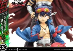 Gurren Lagann Ultimate - Kamina, Simon & Yoko with Lagann Statue / Premium Masterline Series: Prime