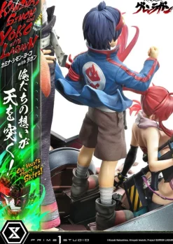 Gurren Lagann Ultimate - Kamina, Simon & Yoko with Lagann Statue / Premium Masterline Series: Prime