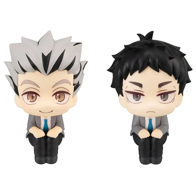 Haikyu!! - Kotaro Bokuto & Keiji Akaashi Statue / (with gift) Look Up: MegaHouse