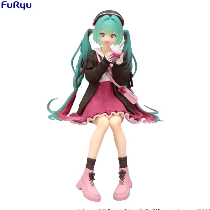 Hatsune Miku - Autumn Date Statue / Pink Color Ver.: Furyu