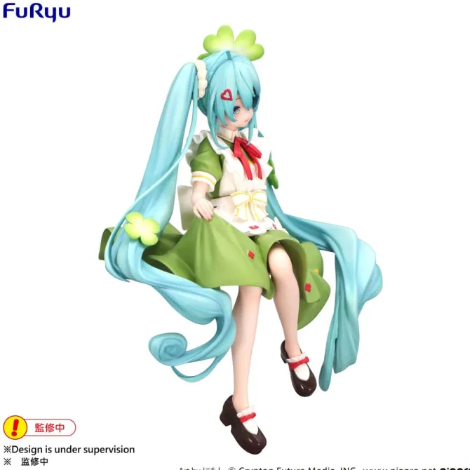 Hatsune Miku - Hatsune Miku Statue / Noodle Stopper - Flower Fairy Clover: Furyu