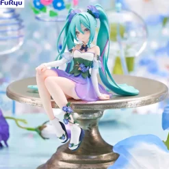 Hatsune Miku - Hatsune Miku Noodle Stopper / Miku Flower Fairy Morning Glory Statue: FuRyu