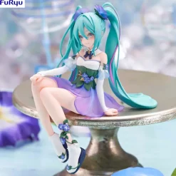 Hatsune Miku - Hatsune Miku Noodle Stopper / Miku Flower Fairy Morning Glory Statue: FuRyu