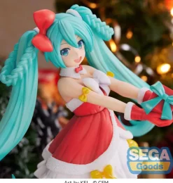 Hatsune Miku - Hatsune Miku Figur / Christmas 2022 Version: Sega