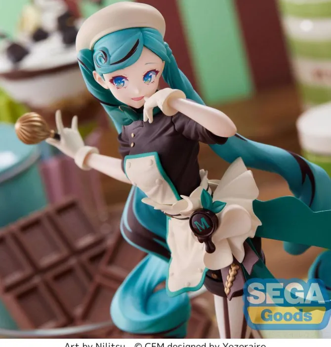Hatsune Miku - Hatsune Miku Figur / Luminasta - Bitter Patissier Version: Sega