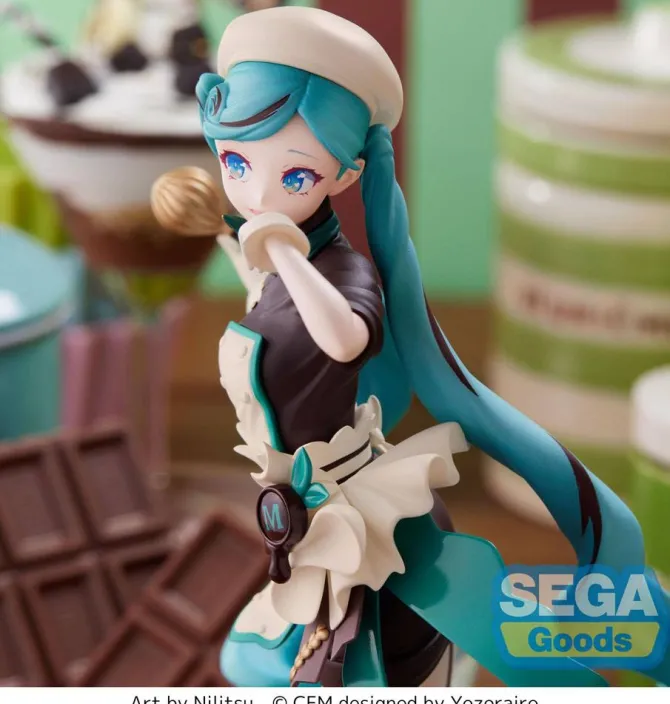 Hatsune Miku - Hatsune Miku Figur / Luminasta - Bitter Patissier Version: Sega