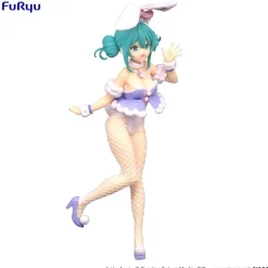 Hatsune Miku - Hatsune Miku Figur / BiCute Bunnies - White Rabbit Purple Color Ver.: FuRyu