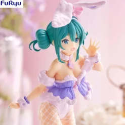 Hatsune Miku - Hatsune Miku Figur / BiCute Bunnies - White Rabbit Purple Color Ver.: FuRyu