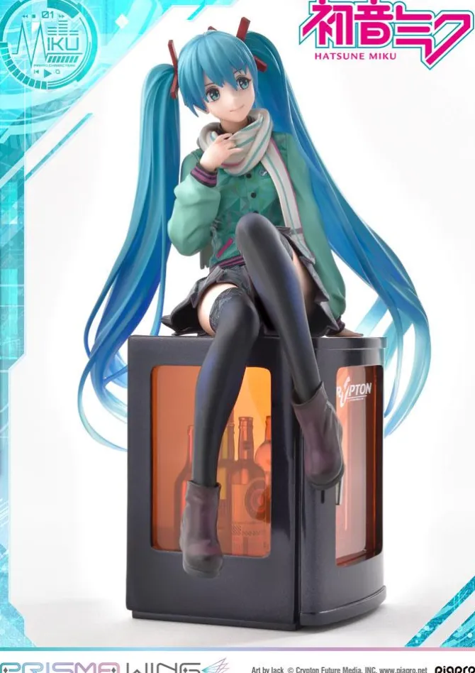Hatsune Miku - Hatsune Miku Statue / Prisma Wing - Art by lack: Prime 1 Studio