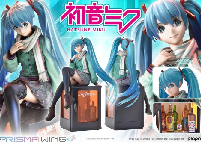 Hatsune Miku - Hatsune Miku Statue / Prisma Wing - Art by lack: Prime 1 Studio