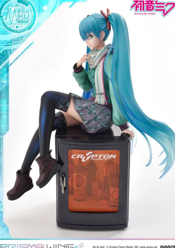 Hatsune Miku - Hatsune Miku Statue / Prisma Wing - Art by lack: Prime 1 Studio
