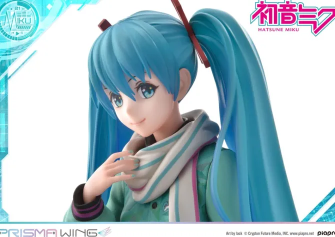 Hatsune Miku - Hatsune Miku Statue / Prisma Wing - Art by lack: Prime 1 Studio